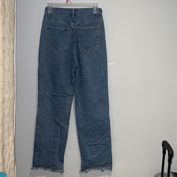 Shein blue flare leg pants. US 2. - Picture 3 of 6